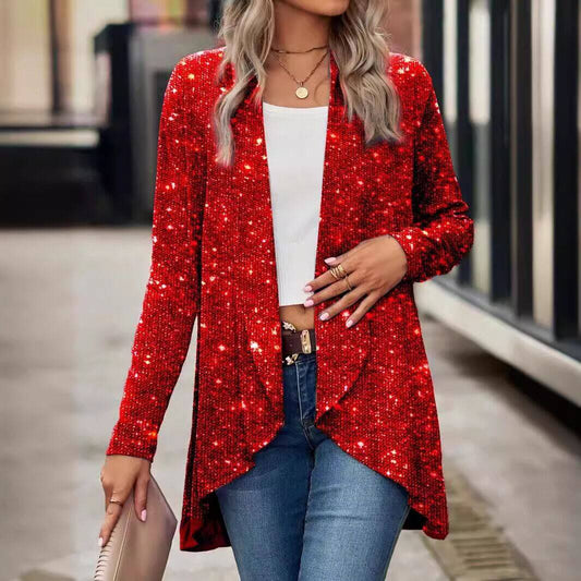 Bronzing Stage Small Fashion Shawl Sequined Coats