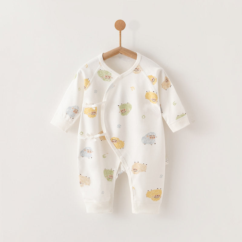 Born Class Pure Cotton Boneless Jumpsuit Long-sleeved Clothes Rompers Jumpsuit, Climbing Suit