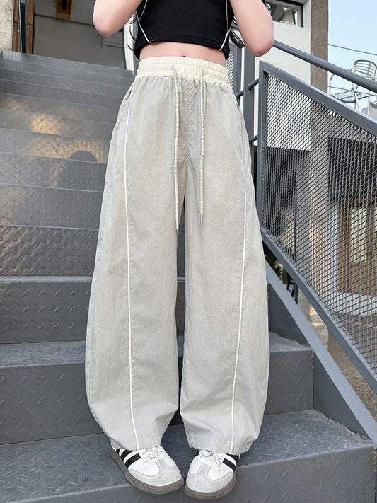 Women's & Children's Trousers Summer Thin Wear Track Loose Straight Children's Pants