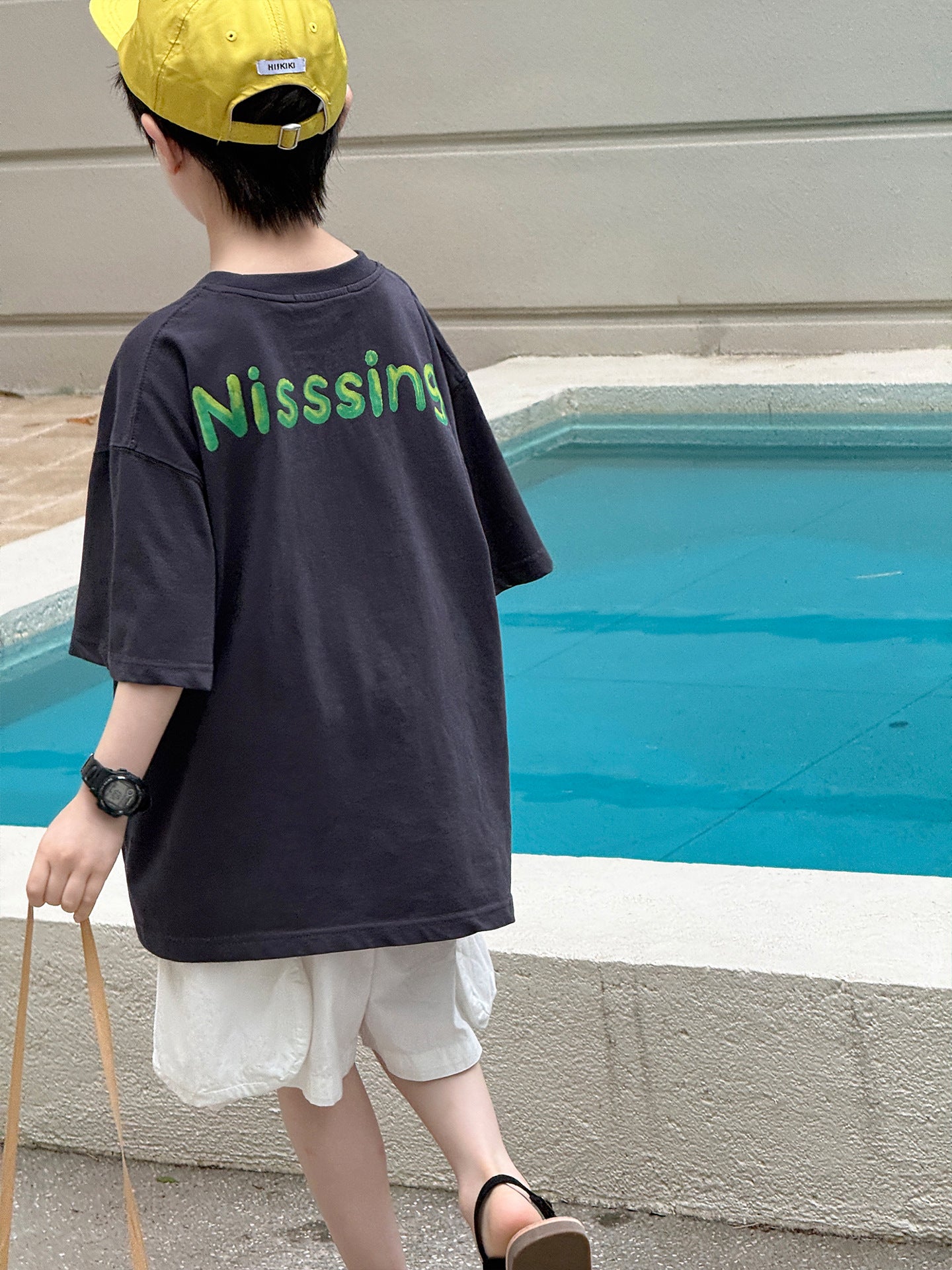 Children's Short-sleeved Summer Boys Cartoon Iti Printing Children's T-shirt