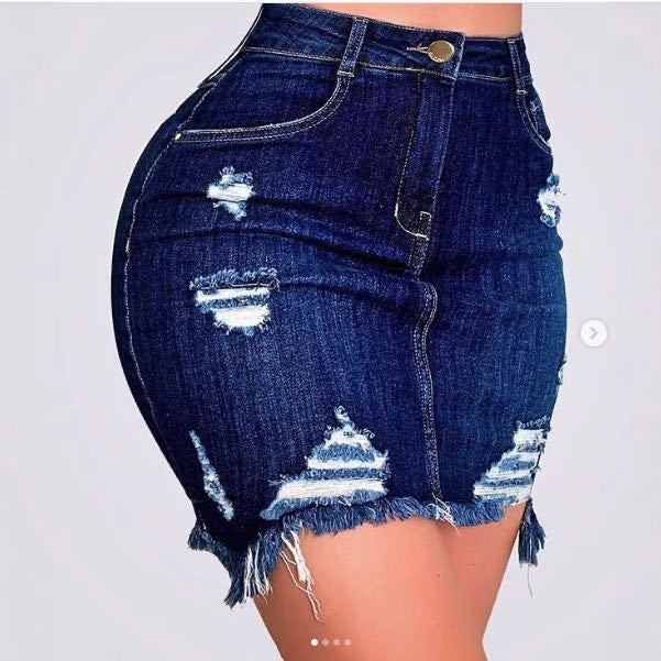 Women's Summer Sexy Sheath Denim For Skirts