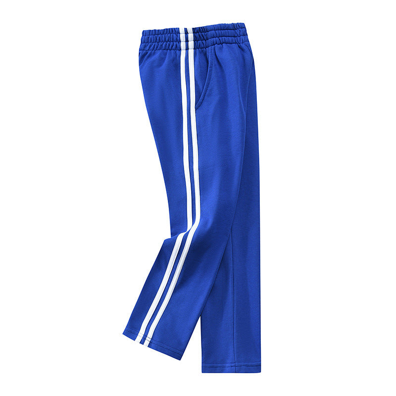 Children's Dark Blue School Uniform Primary Single Children's Pants