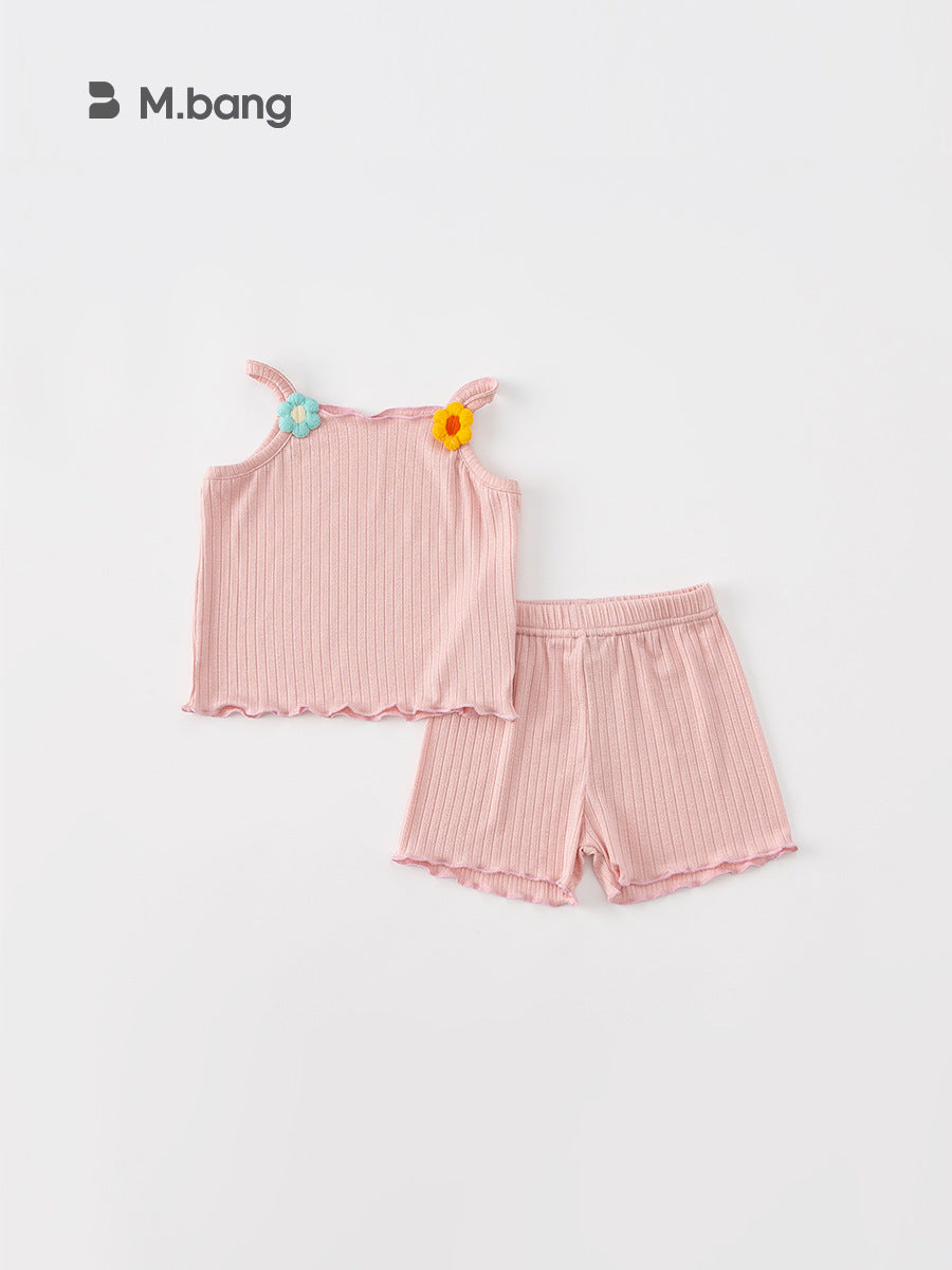 Born Summer Thin Sling Split Two-piece Children's Suit