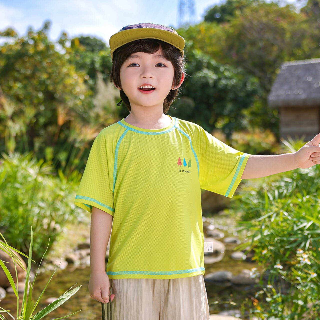 Children's Short-sleeved Breathable Top Summer Boy Sports Half Sleeve Outdoor Thin Children's T-shirt