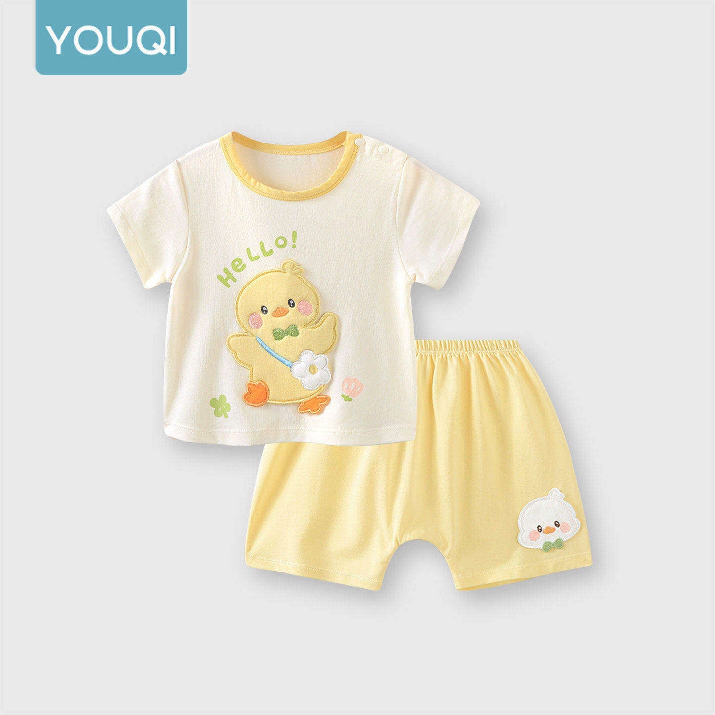 Thin Short Sleeve Summer Going Out Tops Shorts Cool Casual Children's Suit