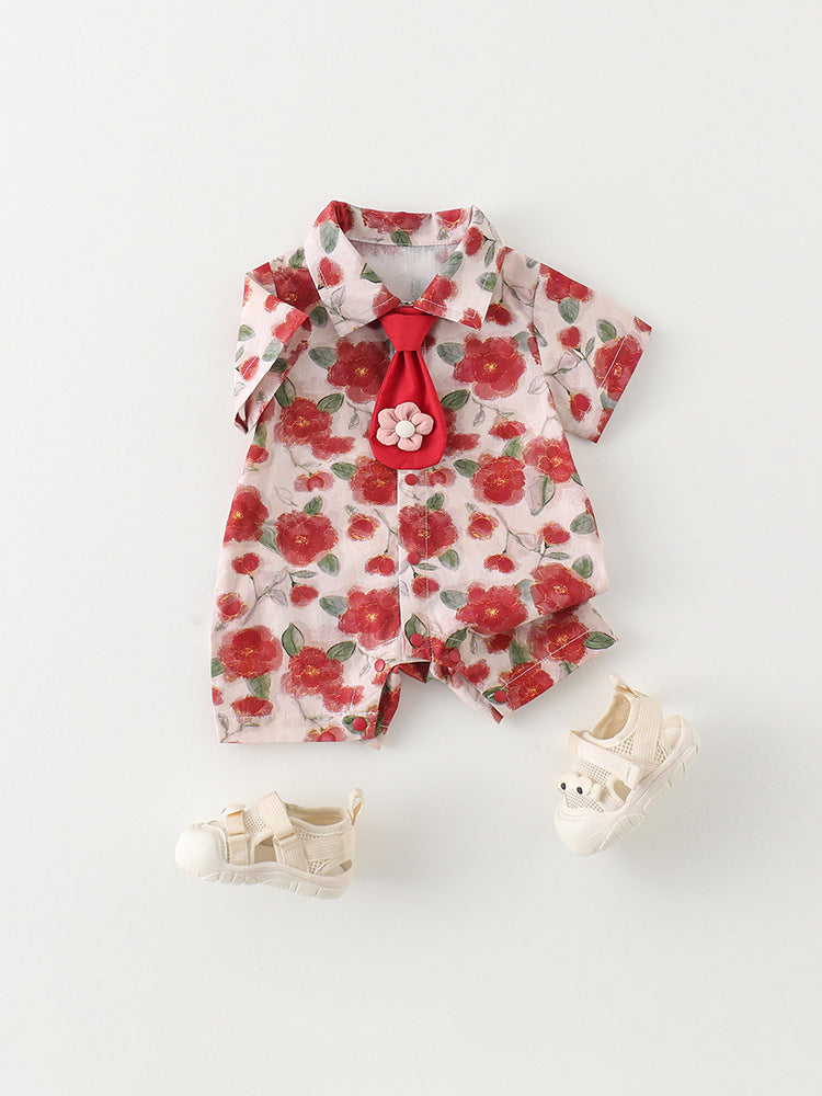 For Babies First Month Old Days Jumpsuit Cute Fashionable Romper Jumpsuit, Climbing Suit