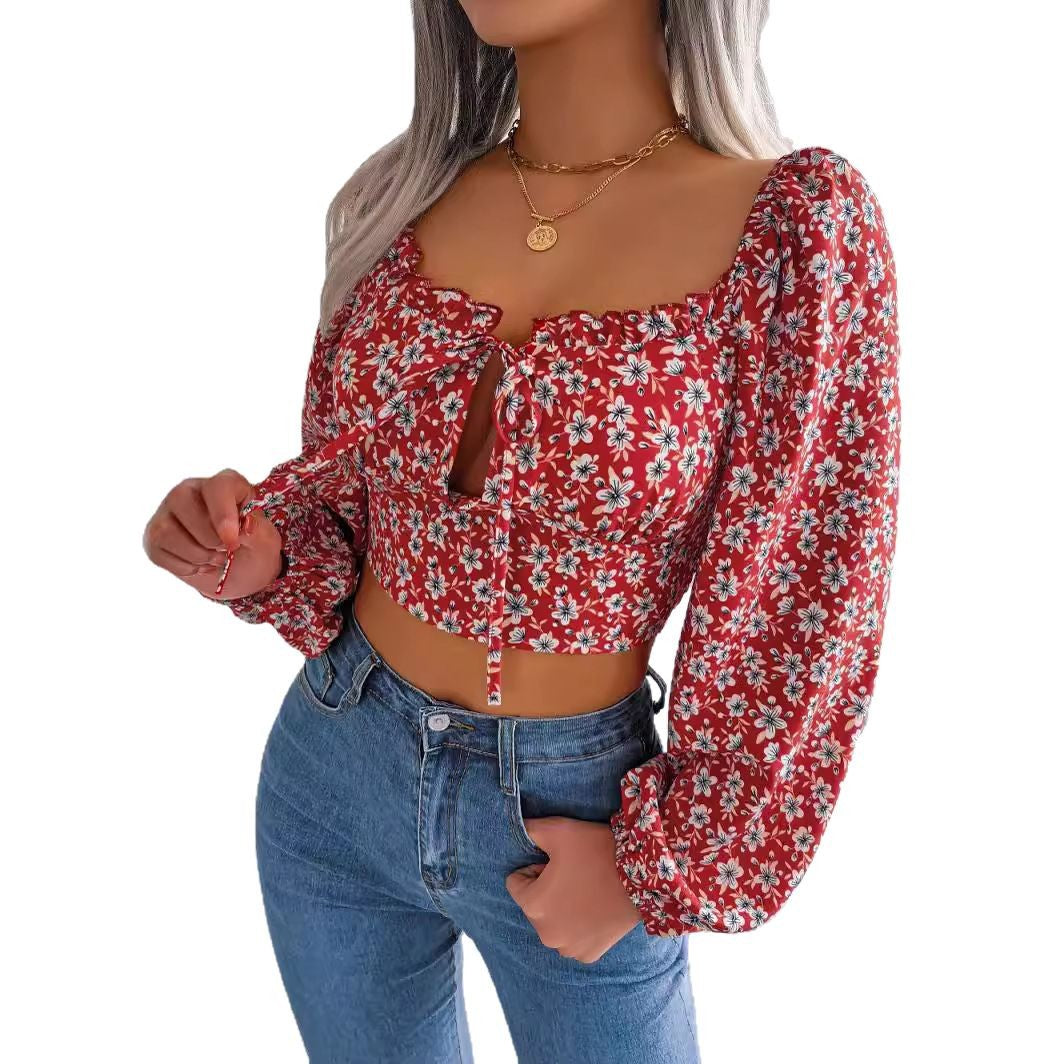Attractive Women's Sexy Stringy Seedge Floral Clothing