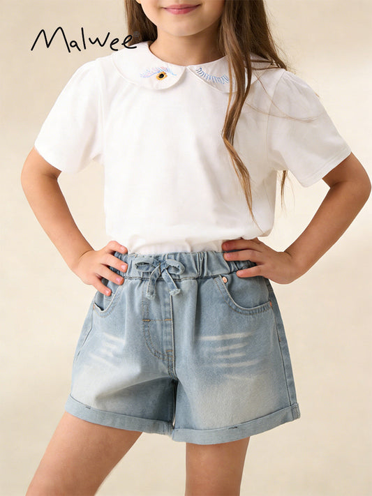 Summer Jeans Western Style Super Beautiful Children's Pants