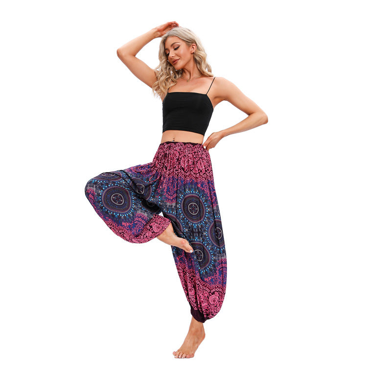 Attractive Women's Yoga Sports Bloomers Clothes Casual Pants