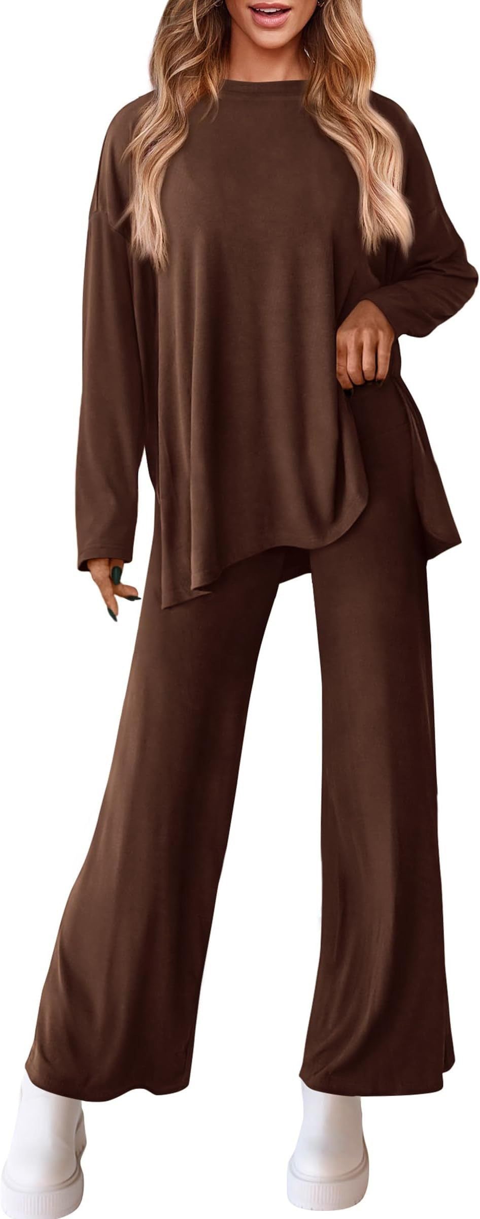 Women's Fresh Sweet Knitted Solid Color For Fashion Casual Suit