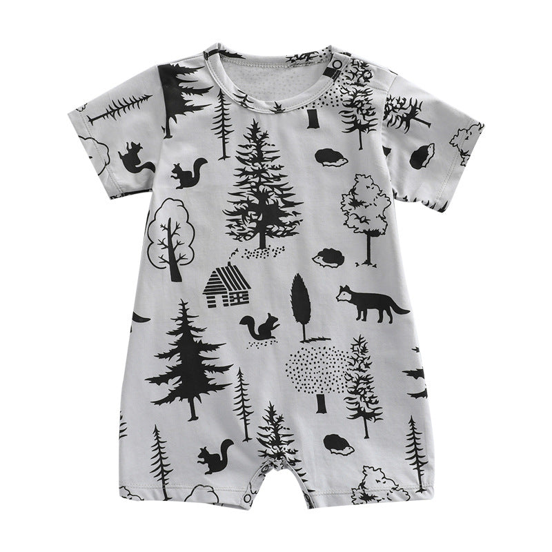 Thin Short Sleeve Romper Cute Super Fashionable Jumpsuit, Climbing Suit