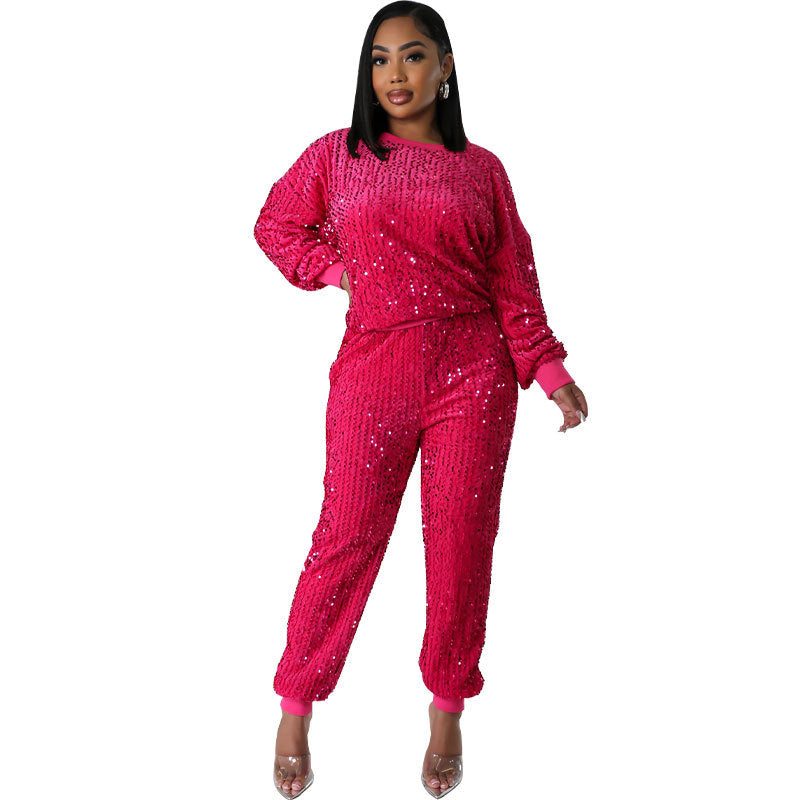 Women's Wear Personalized Set Fashionable Autumn Two-piece Clothing