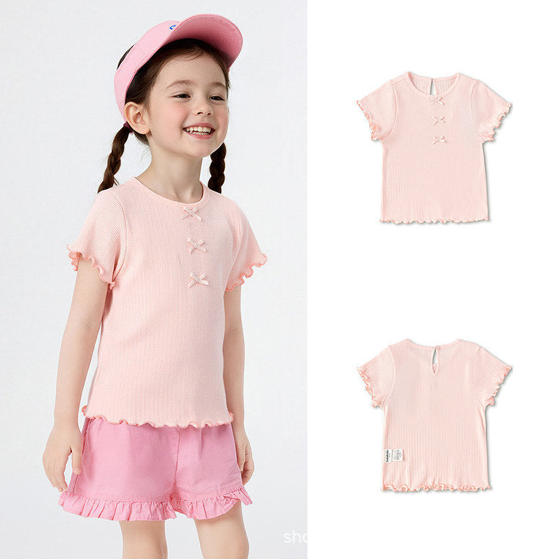 Children's Clothing Top Short-sleeved Summer Cute Children's T-shirt