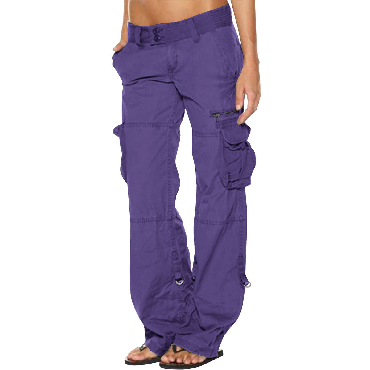 Women's French Wide Leg Loose Straight Overalls Casual Pants