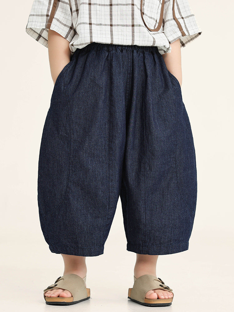 Children's Clothing Jeans Summer Thin Bloomers Casual Harem Children's Pants