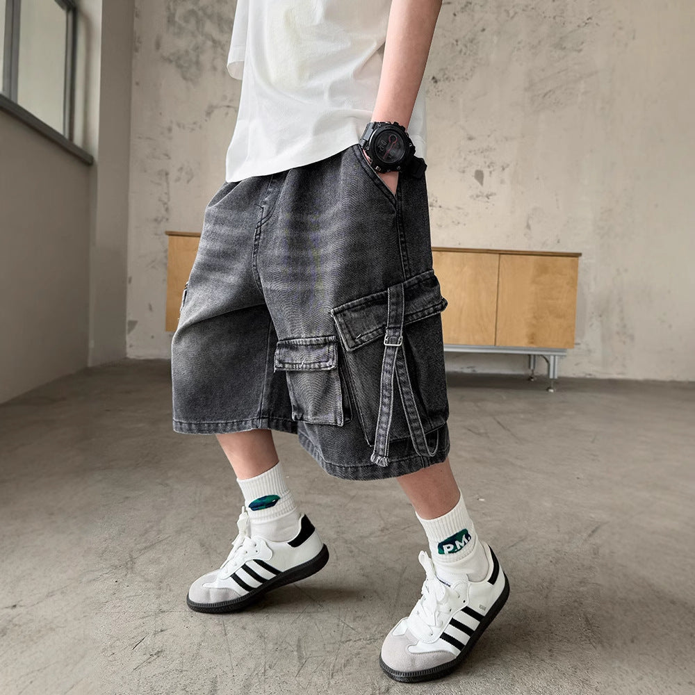Jeans Shorts Summer The Big Fashion Children's Pants