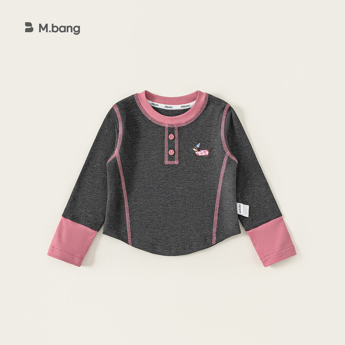 Children's Long Sleeve Cute Cartoon Lace Patchwork Top Korean Style Bottoming Children's T-shirt