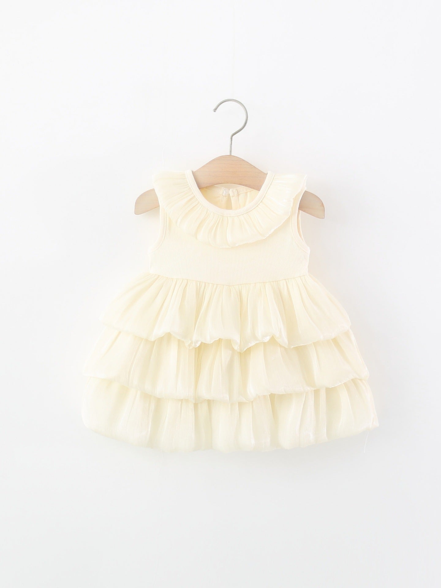 Children's Summer Twilight Gauze Jellyfish Cake Princess Vest Children's Dress