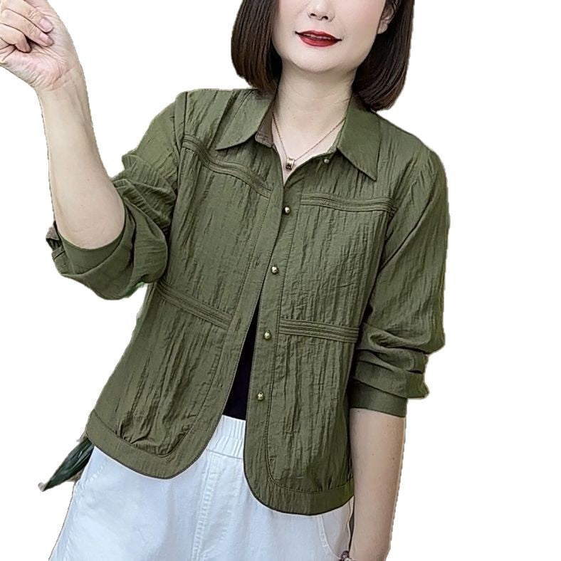 Sleeve Shirt Temperament Casual Loose Slimming Blouse