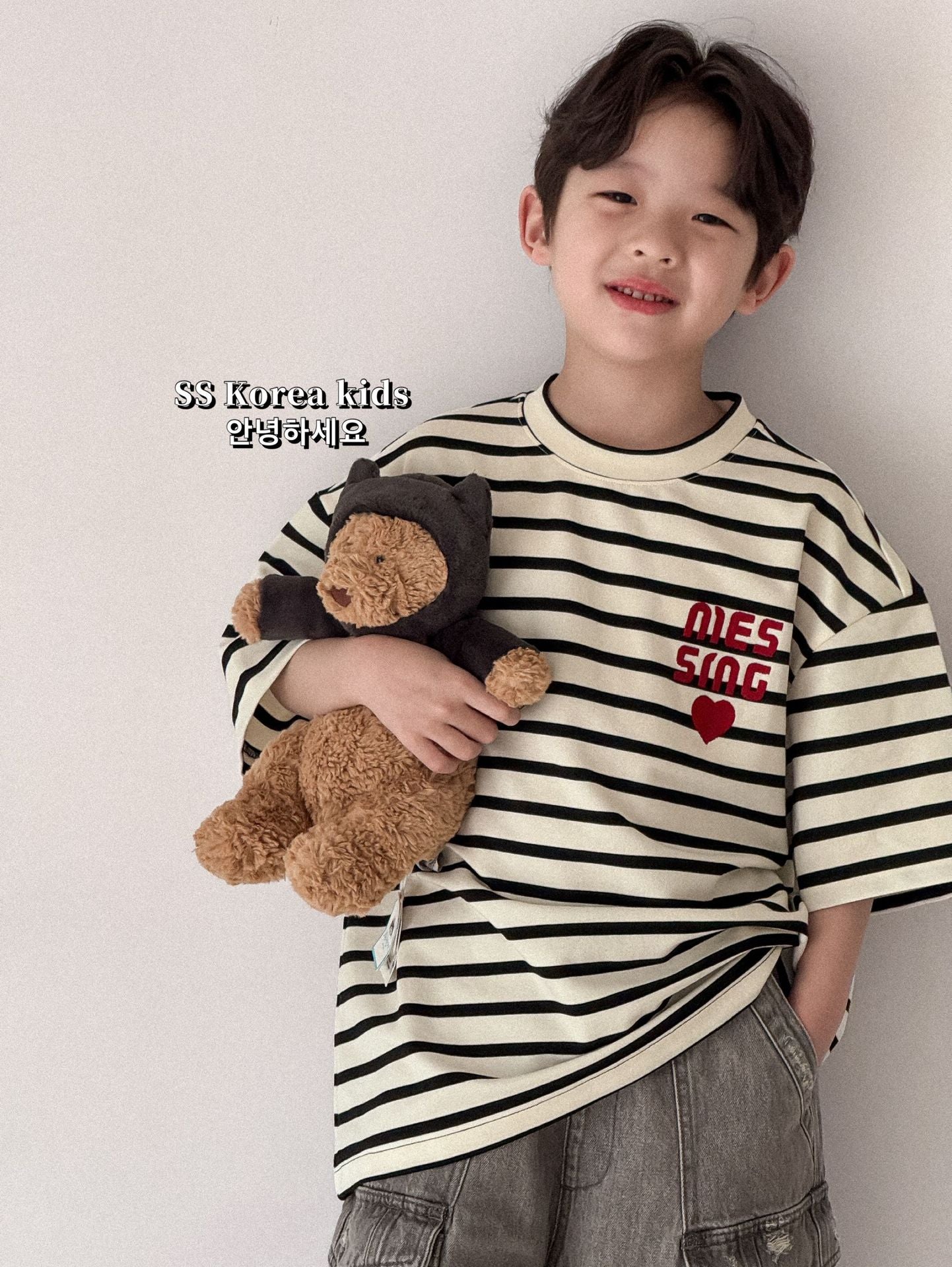 Children's Short-sleeved Cotton Top Loose Half Sleeve Children's T-shirt