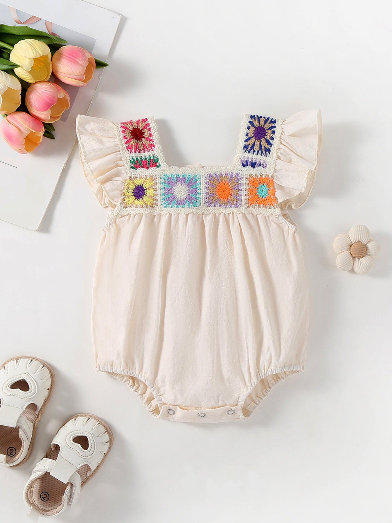 Summer Fashionable Stylish Hanging Generation Lace Ethnic Style Jumpsuit, Climbing Suit