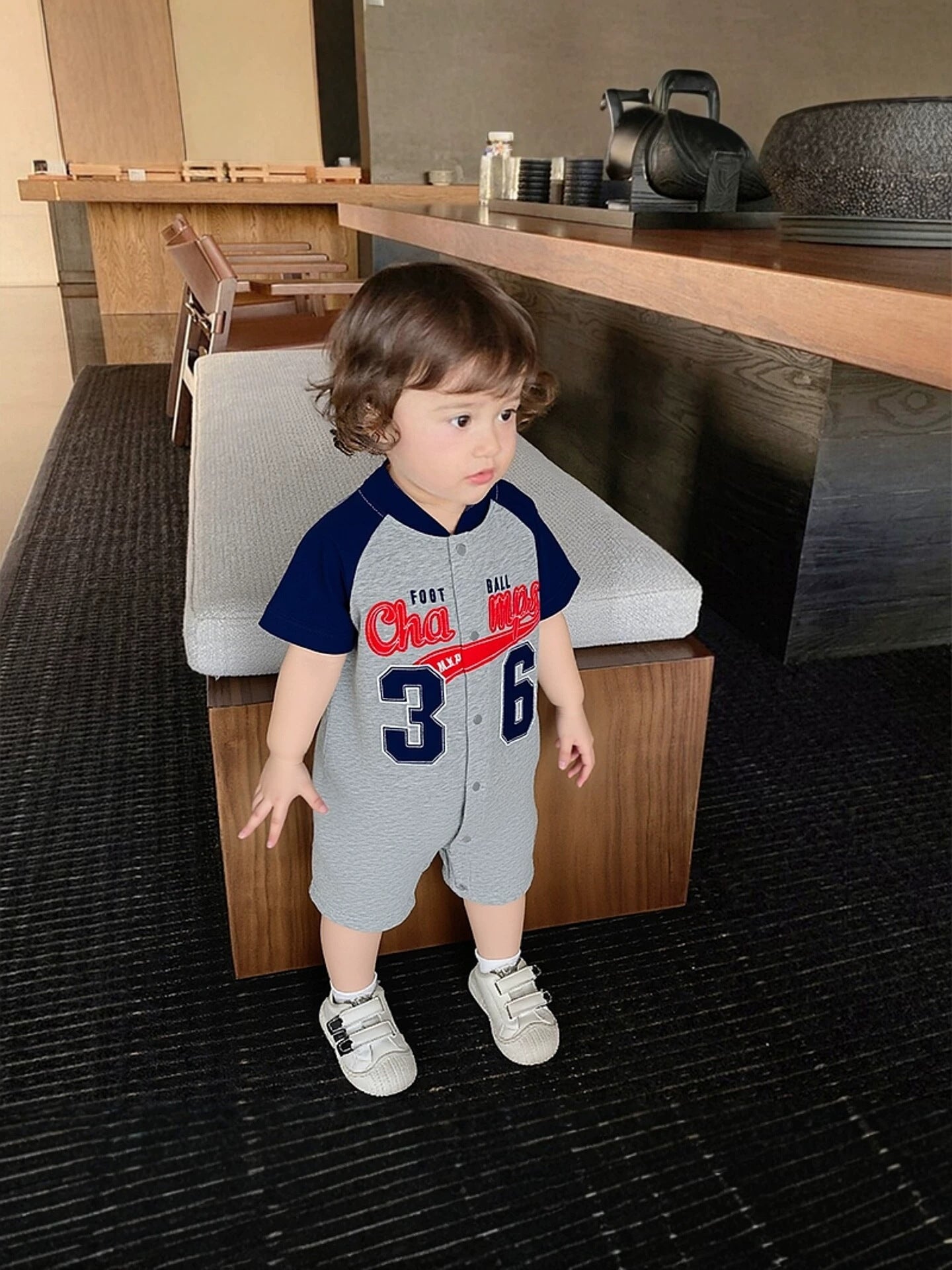 Clothes Gentleman One Year Old Celebration Dress Thin Jumpsuit, Climbing Suit