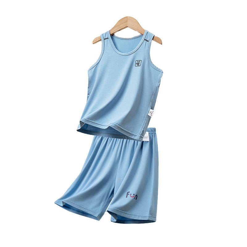 Children's Suit Medium Large Casual Air Conditioning Children's Pants