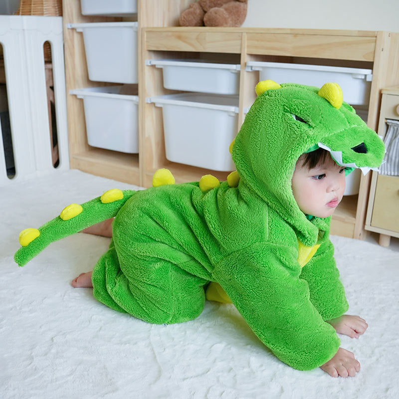 Children's Clothes Jumpsuit Thickened Pajamas Outwear Anyang Clothing Class Long-sleeved Jumpsuit, Climbing Suit