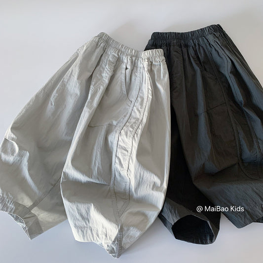Children's Boy Spring Korean Style Loose Casual Boys Solid Color Trousers Children's Pants