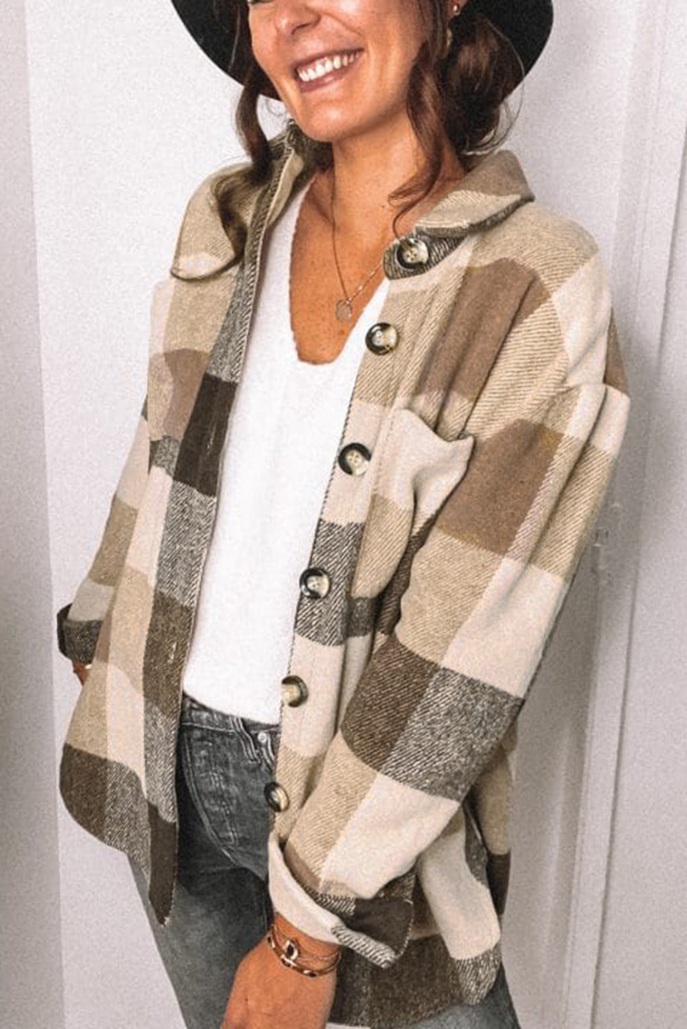 Women's Spring Shirt Independent Breasted Casual Blouse
