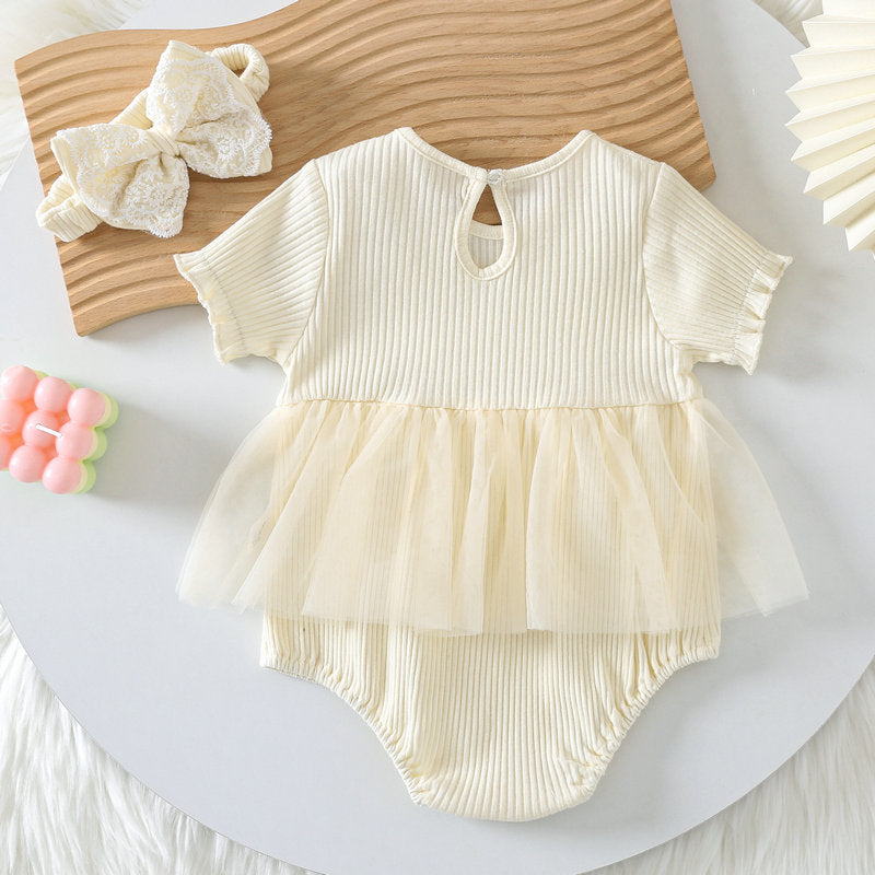 Style Half Sleeve Skirt Year Old Full Moon Born Jumpsuit, Climbing Suit