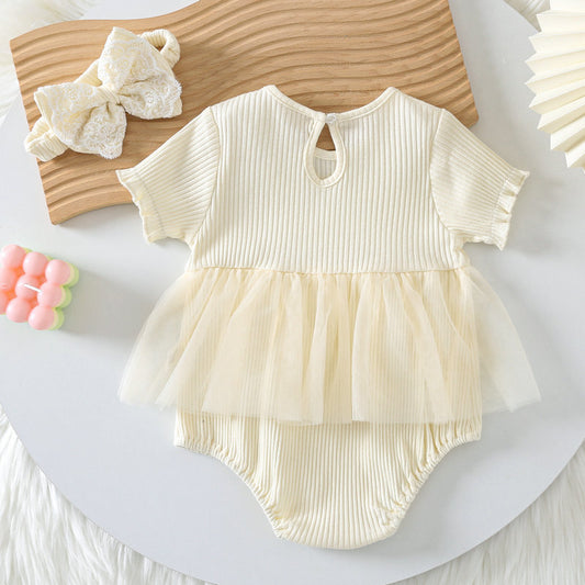 Style Half Sleeve Skirt Year Old Full Moon Born Jumpsuit, Climbing Suit