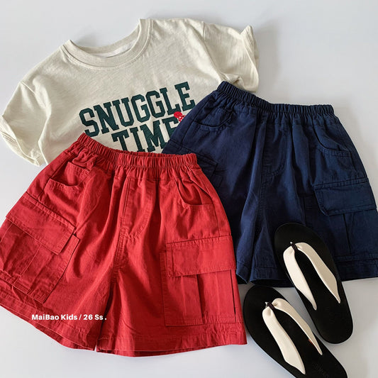 Children's Shorts Summer Korean Style Boys Big Children's Pants