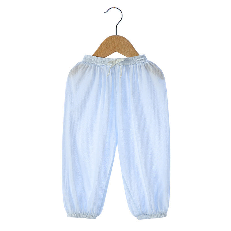 Anti Mosquito Bloomers Boys Bamboo Fiber Breathable Children's Pants