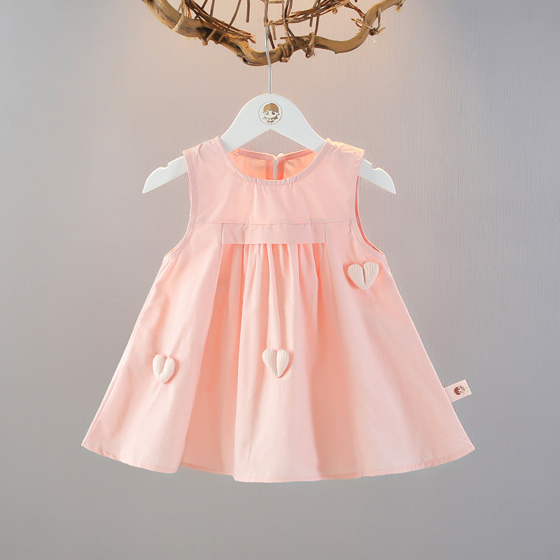Children's Summer Fashionable Clothing Vest Sleeveless Princess Children's Dress