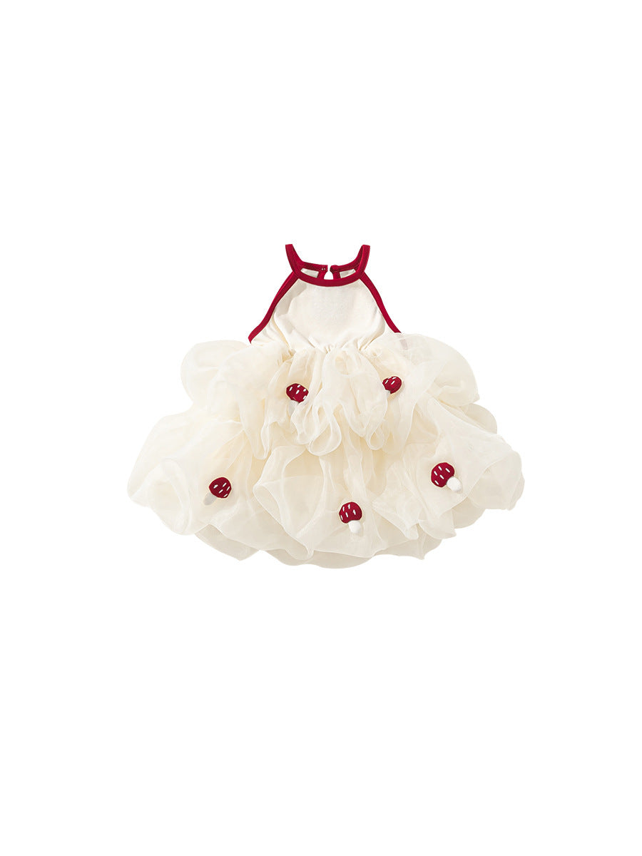 Children's Clothing Summer Princess Straps Tulle Clothes Children's Dress