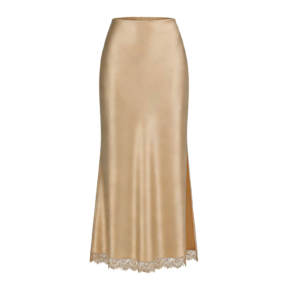 Women's Lace Split High Waist Elastic Sexy Sheath Skirt