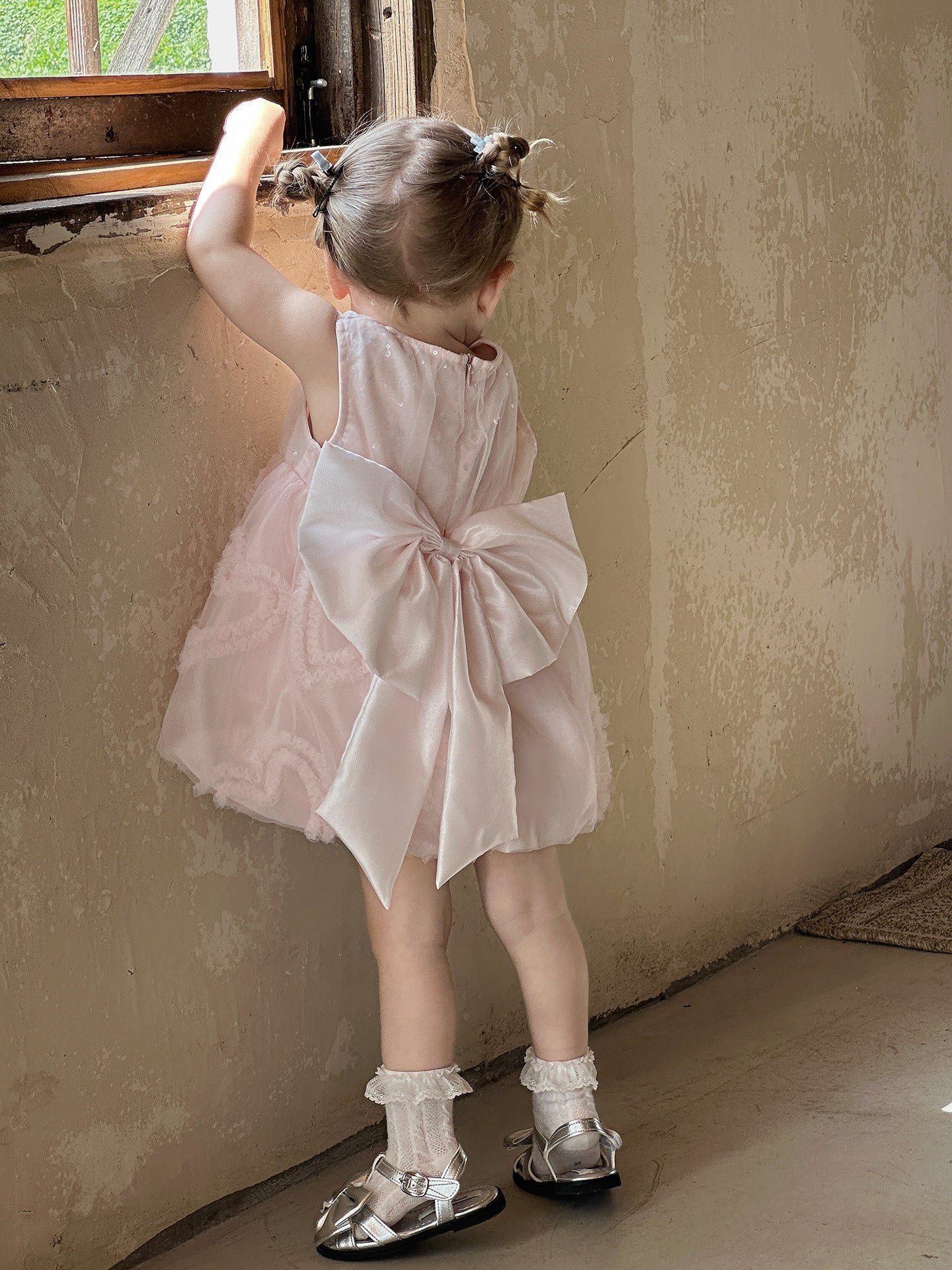 Bowknot Vest Skirt Female Style Fashionable Summer Children's Dress