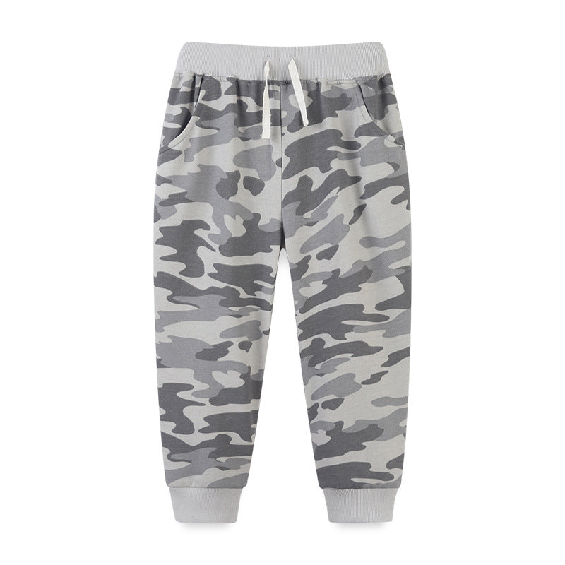 Children's Autumn Trousers Camouflage Sports Fashion With Children's Pants