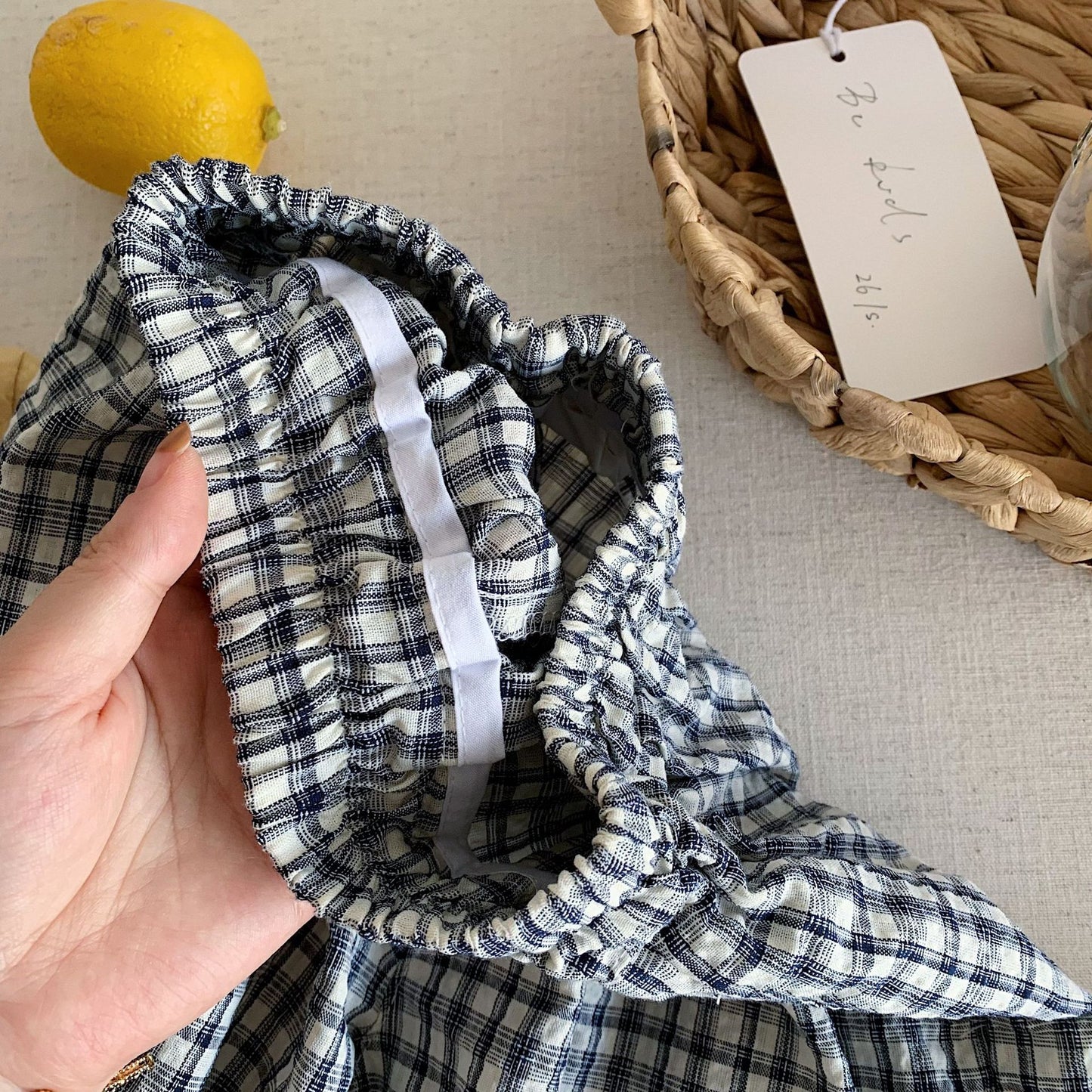 Children's Plaid Casual Springtide Boys Loose Western Style Children's Pants