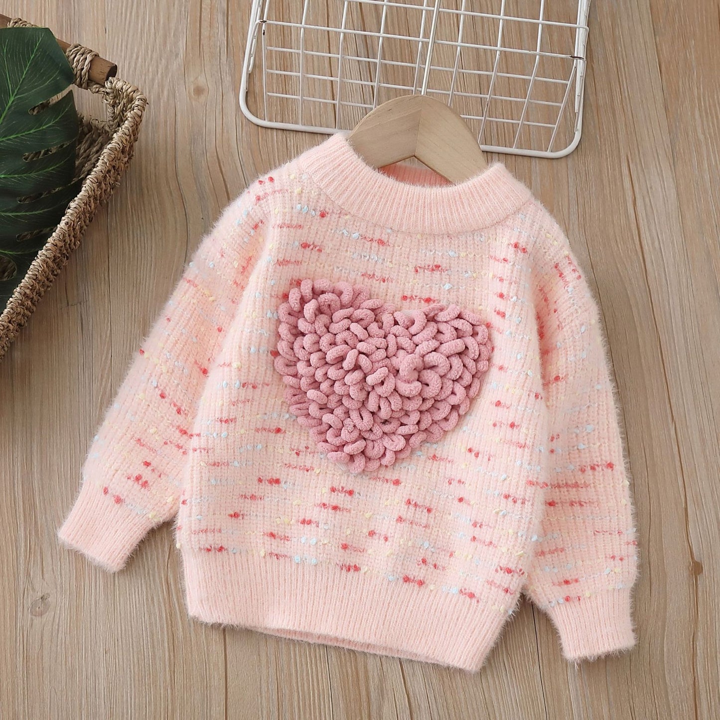Princess Pettiskirt Two-piece Set Korean Knitted Children's Suit