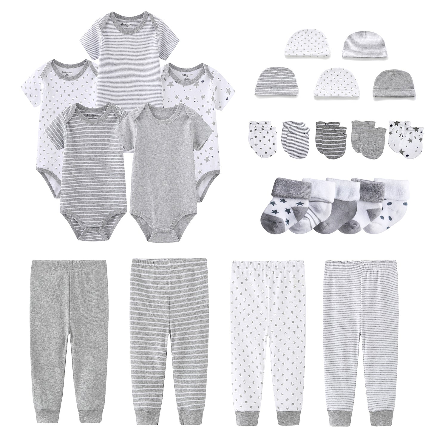 Piece Triangle Rompers Infant Hat Socks Gloves Cotton Pants Short Jumpsuit, Climbing Suit