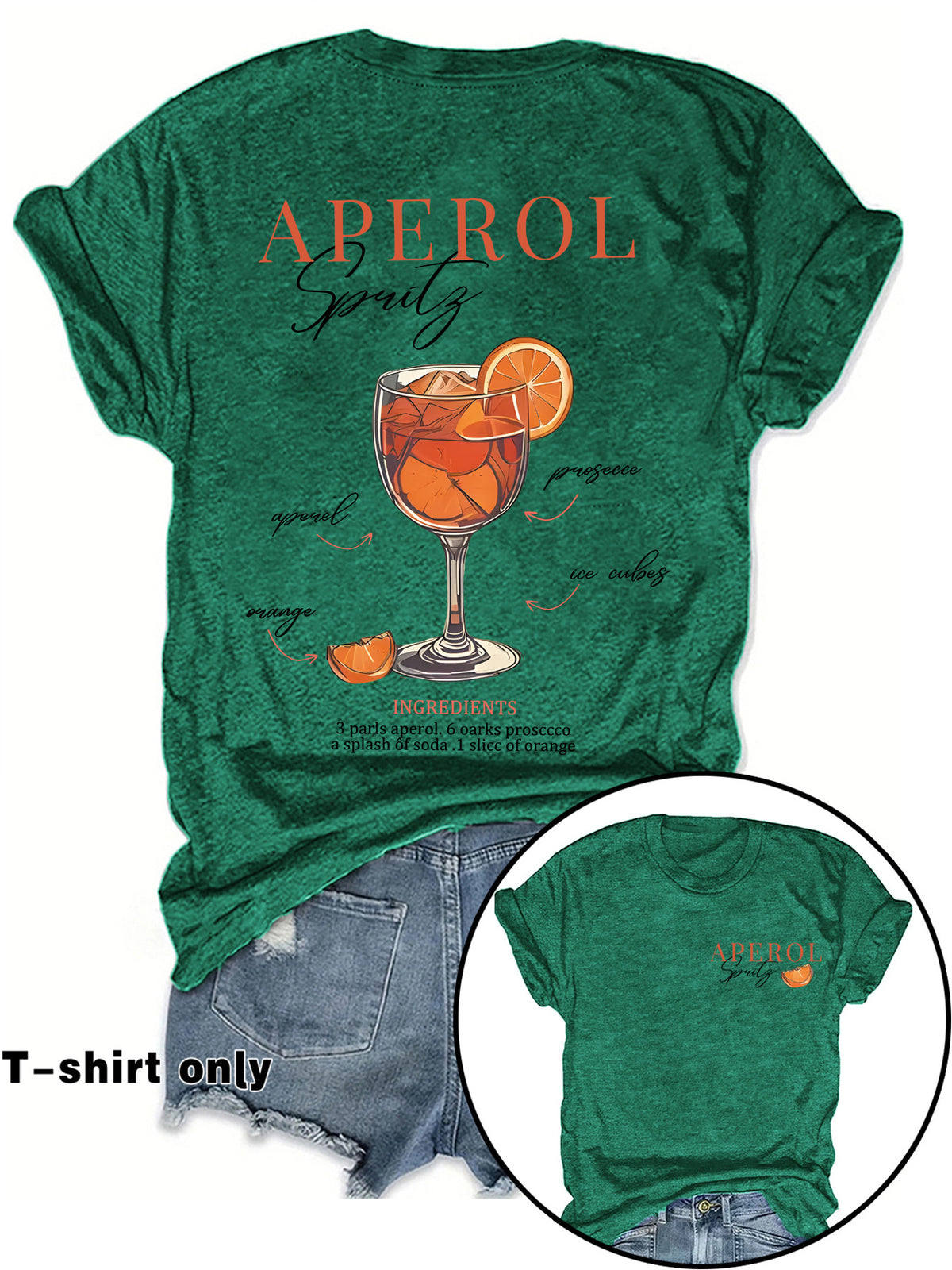 Glamorous Women's Fashion Printed Summer Short-sleeved Women's T-shirt