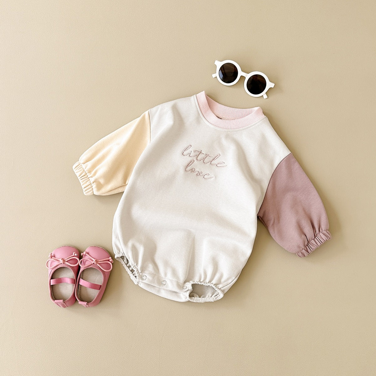 Autumn Born Jumpsuit Long Sleeve Crawling Casual Patchwork Jumpsuit, Climbing Suit
