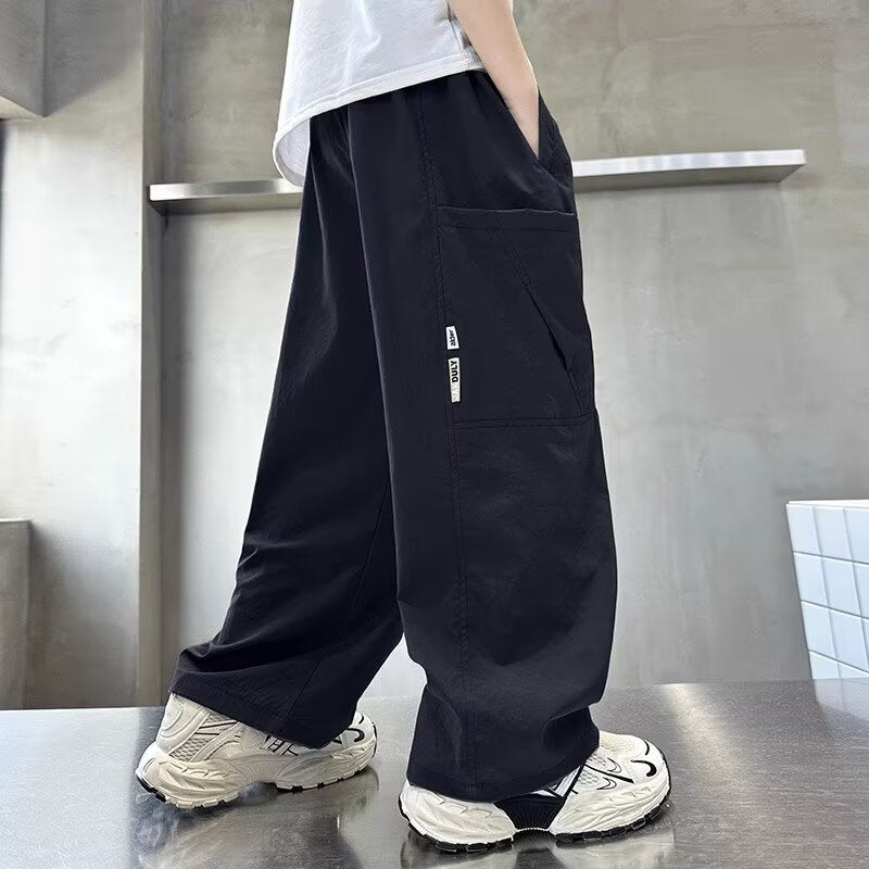 Children's Clothing Boy Summer Anti Mosquito Middle Big Boys Thin Children's Pants