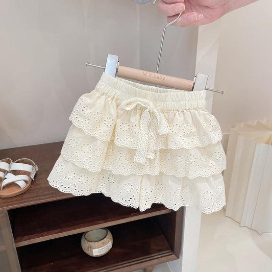 Children's Shorts Summer Lace Western Style Fashion Children's Pants