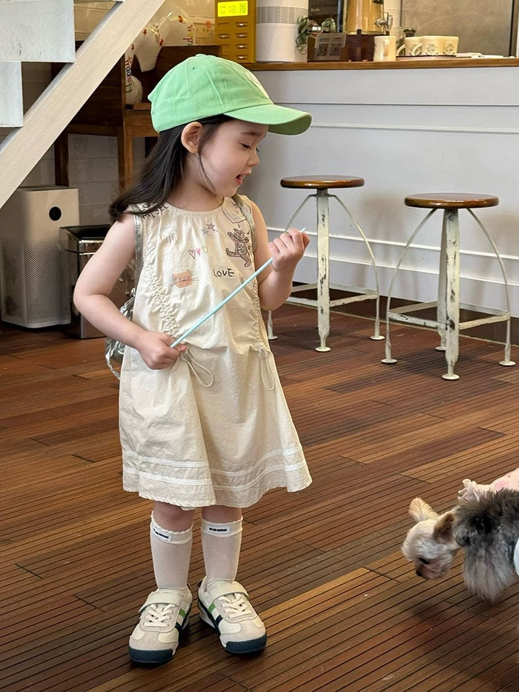 Children's Clothing Vest Skirt Fried Street Infant Children's Dress