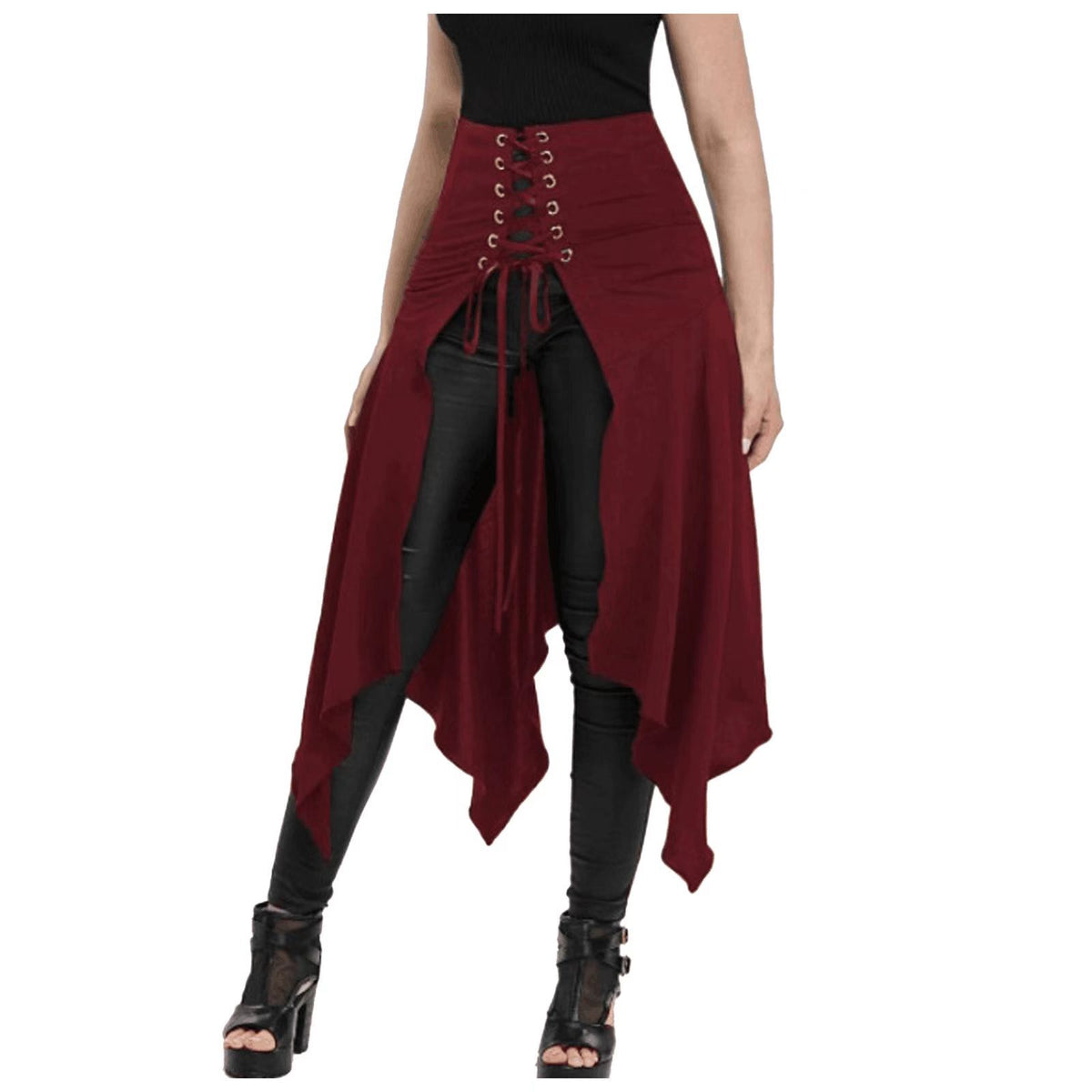 Innovative Graceful Halloween Stitching Irregular Umbrella Skirts