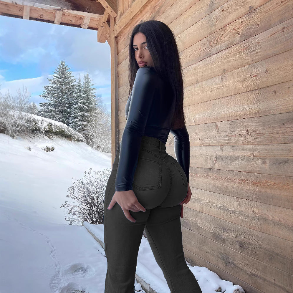 Women's Sexy Tight European Style Independent Jeans