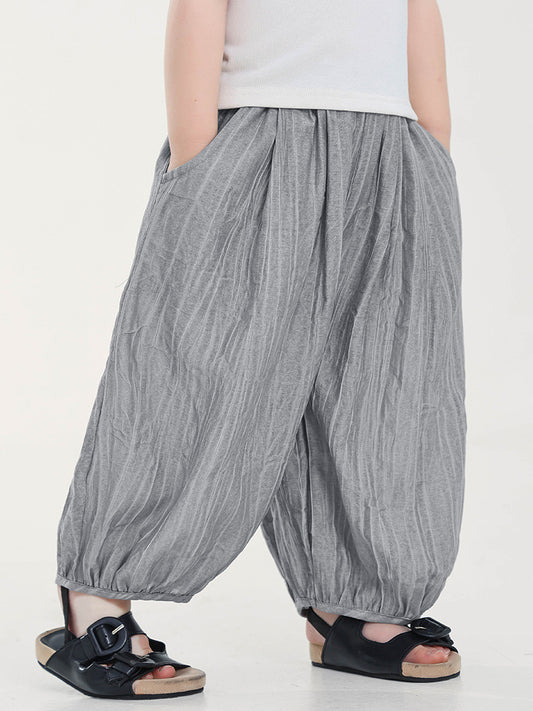 Children's Clothing Boy's Summer Thin Bloomers Cropped Children's Pants